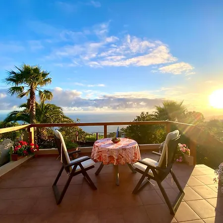 Tenerife - Authentisches Kanarisches Haus Mit Traumblick, Tropischem Garten Und Sauna * Icod De Los Vinos